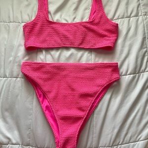 hot pink pacsun bikini